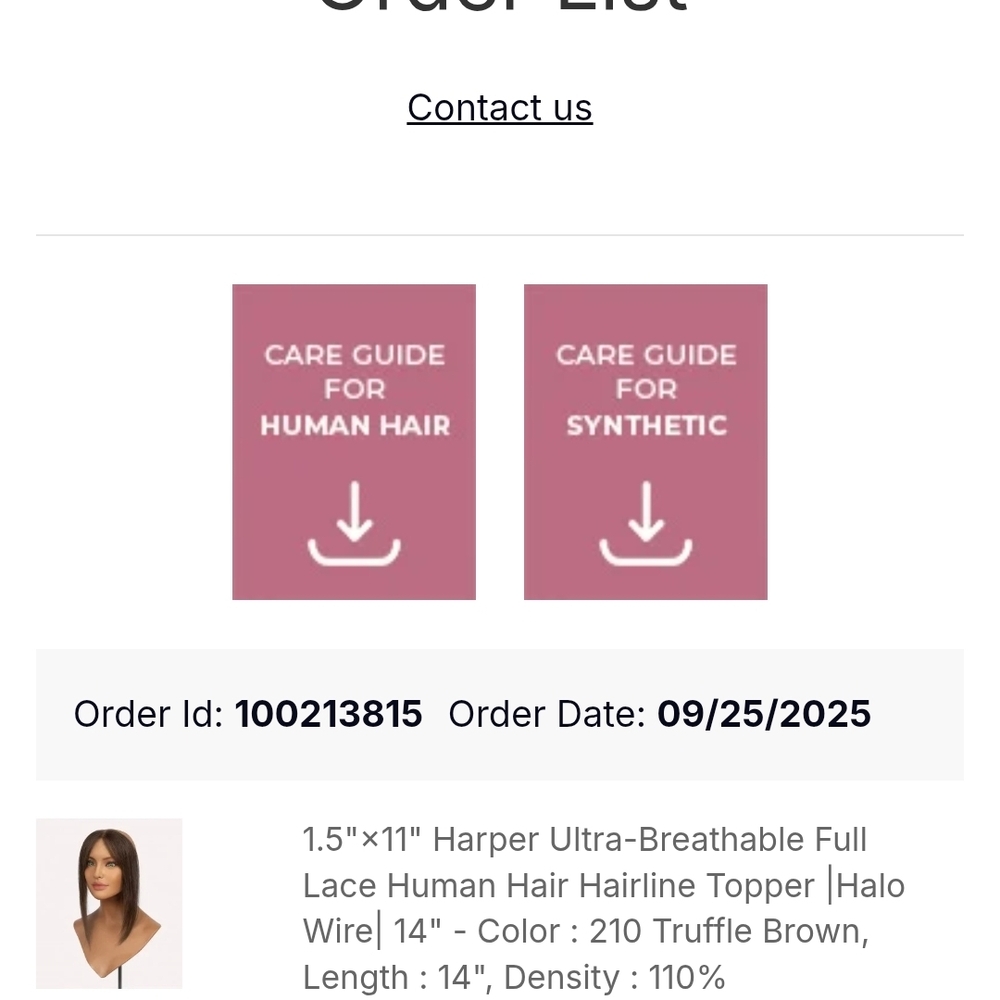 Uniwigs 1.5"x11" Harper Ulta Breathable Full Lace Human Hair Topper - Picture 7 of 8